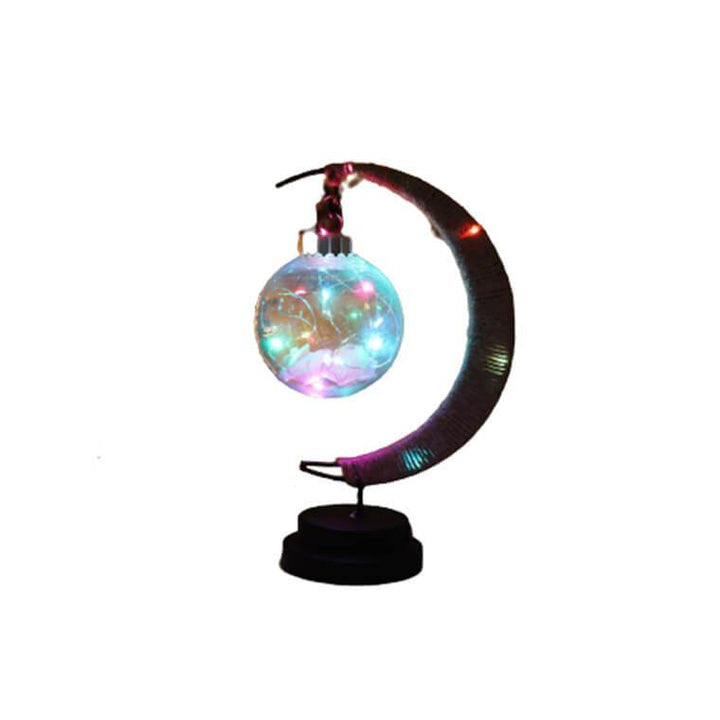Wunschball Mond LED Nachtlicht Dekoration Tischlampe 