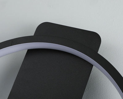Modern Minimalist Clock Shaped 1-Light LED Wall Sconce Lamp