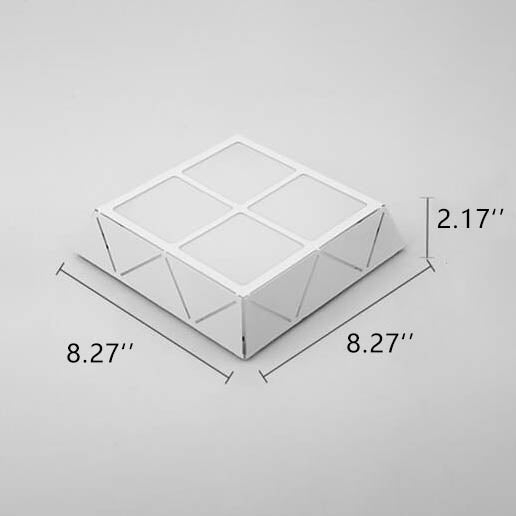 Minimalist Square 1-Light LED Flush Mount Ceiling Light