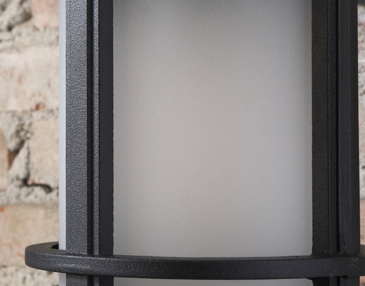 Lanterne Rétro Cylindrique Extérieure 1-Lumière Applique Murale Étanche 