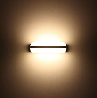 Retro Cylinder Ring LED 1/2 Light Waterproof Wall Sconce Lamp