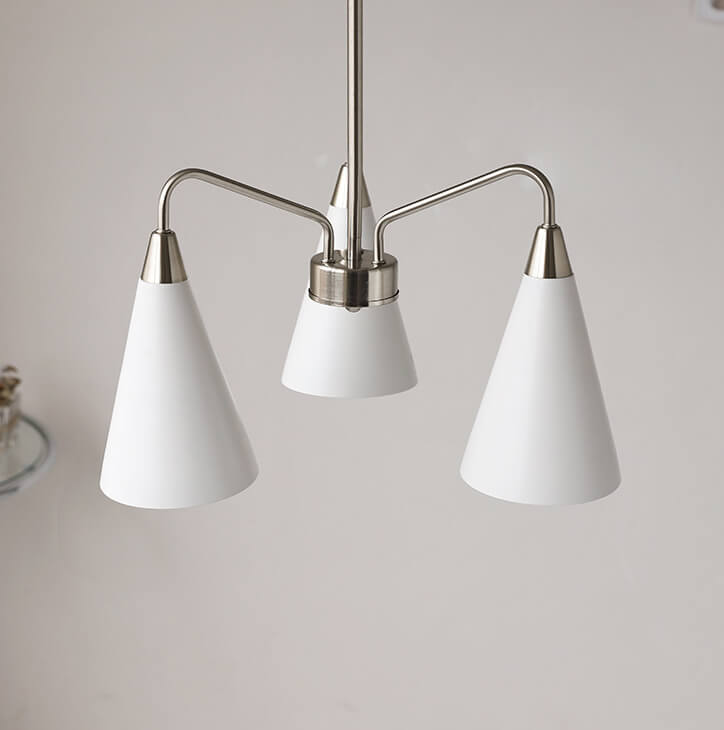 Nordic Tapered Shade Iron 3/5 Light Art Kronleuchter 