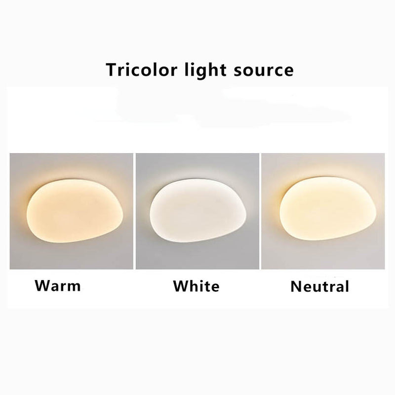 Modern Pebble Stone Star Effect LED Flush Mount Ceiling Light