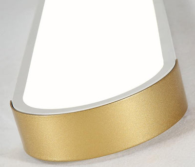 ضوء سقف مثبت بتصميم حديث بسيط على شكل حلقة مستطيلة LED 
