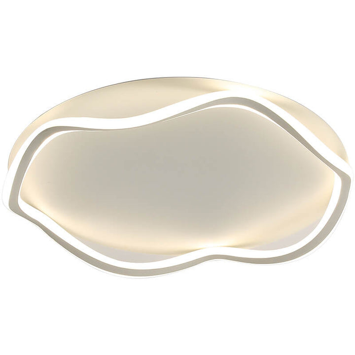 Modern Round Floral Lace LED Flush Mount Ceiling Light