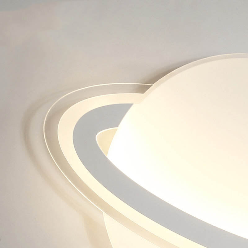 Kreative Acryl-Globus-Planet LED-Deckenleuchte für Aufputz- und Halbeinbau 