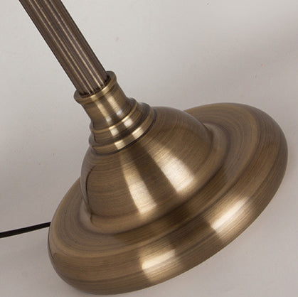 Industrielle Retro Gold Eisen Langarm 1-Licht LED Tischlampe 