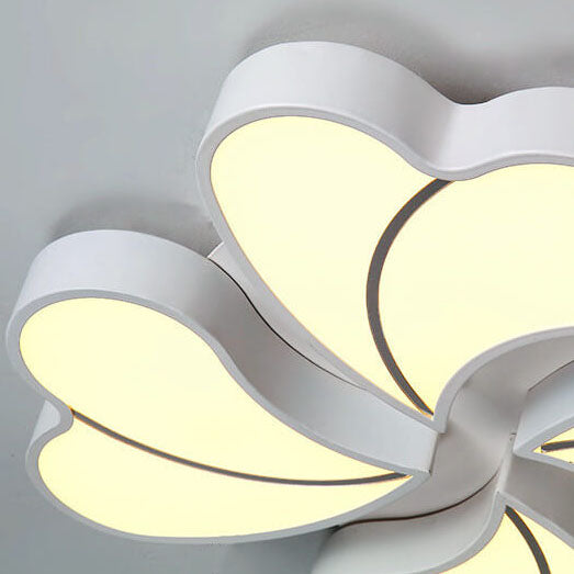 Modern Creative Clover Acrylic LED Flush Mount Ceiling Light