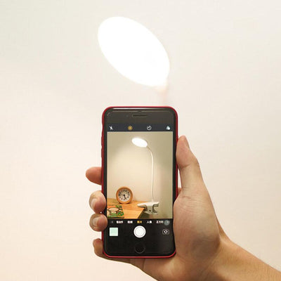 Lámpara de escritorio con clip LED simple recargable protección ocular luz nocturna 