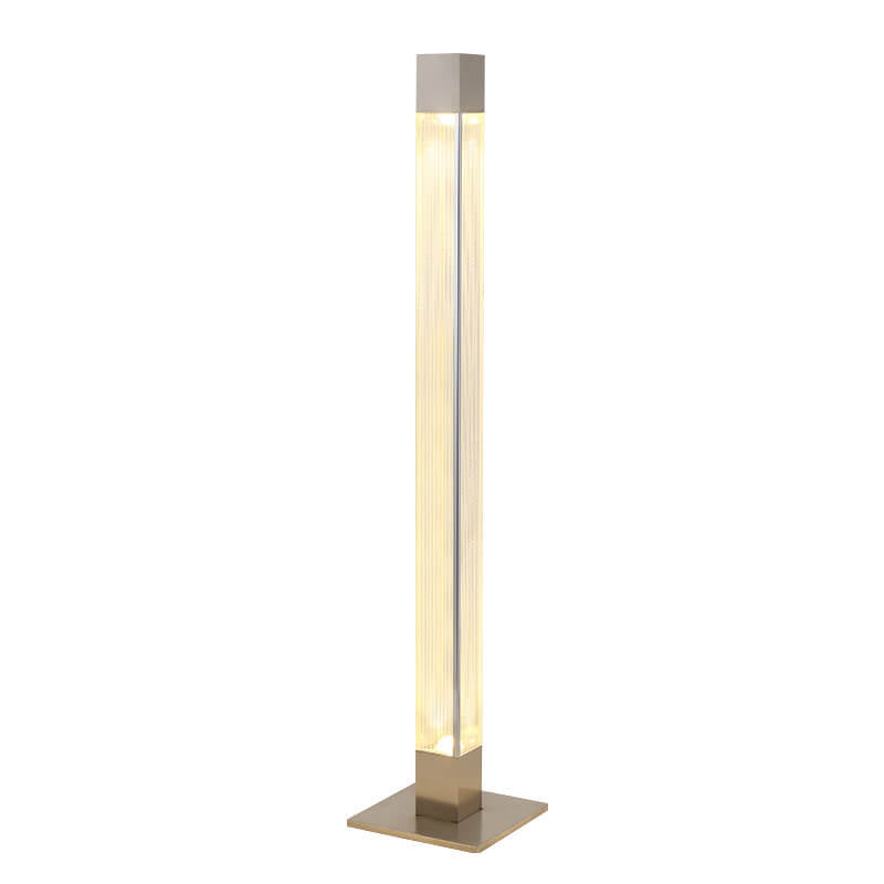 Moderne Acryl-Langbalken-Säulen-LED-Stehlampe 
