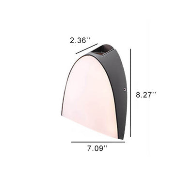 Simple Triangle LED Waterproof  Outdoor Wall Sconce Lamp