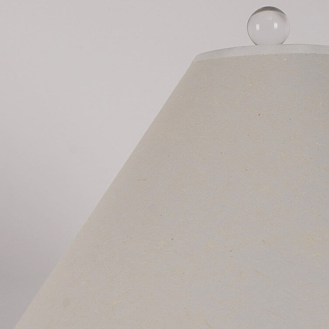 Lampe de table 1 lumière en tissu design cheval en fer et verre vintage 