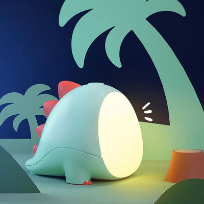 Childlike ABS Cartoon Dinosaur Eye Protection LED Night Light Table Lamp