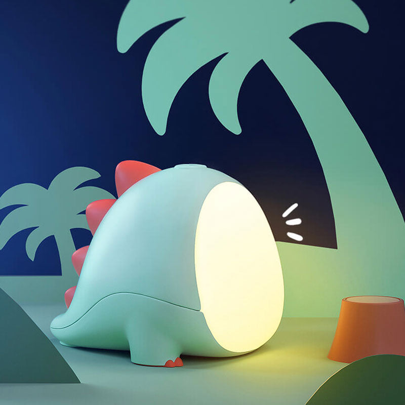 Lampe de table LED avec protection des yeux en forme de dinosaure cartoon enfantin 