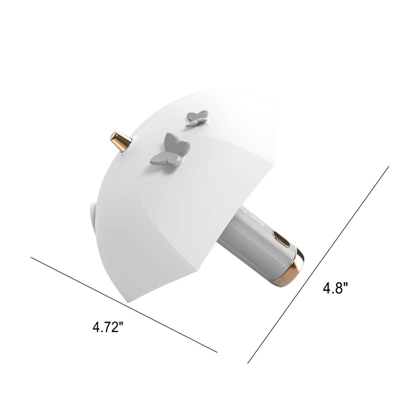 Lampe de bureau LED magnétique pour soins oculaires, parapluie intelligent créatif diamant USB 
