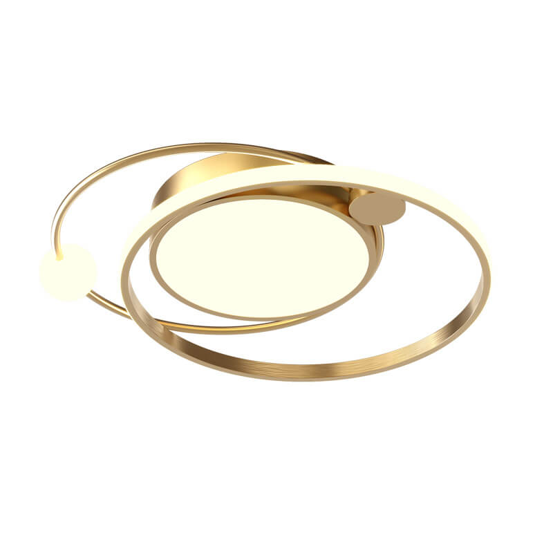 Plafonnier LED rond nordique à montage encastré 