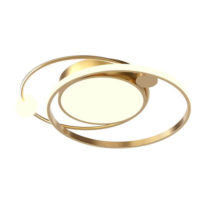 Plafonnier LED rond nordique à montage encastré 