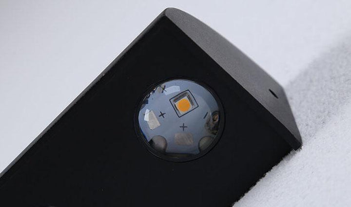 Luz de Pared Exterior Impermeable LED de 3 Luces de Aluminio Cilíndrico Moderno 