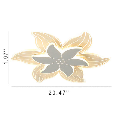 Moderne Acryl-Doppelschicht-Blumenschirm-LED-Unterputzleuchte 