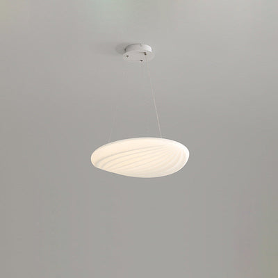 Modern PC Shell Shape LED Creative Flush Mount Light
