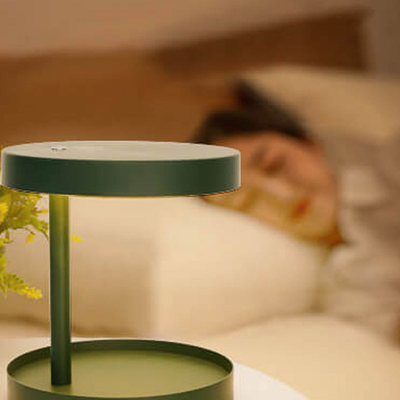 Lampe de table LED en fer acrylique au design nordique minimaliste avec barre 