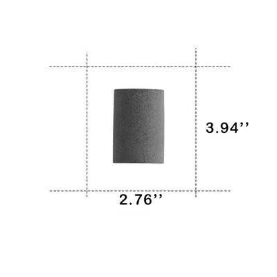 Industrielle 1-Licht-Wandleuchte aus Zementzylinder 