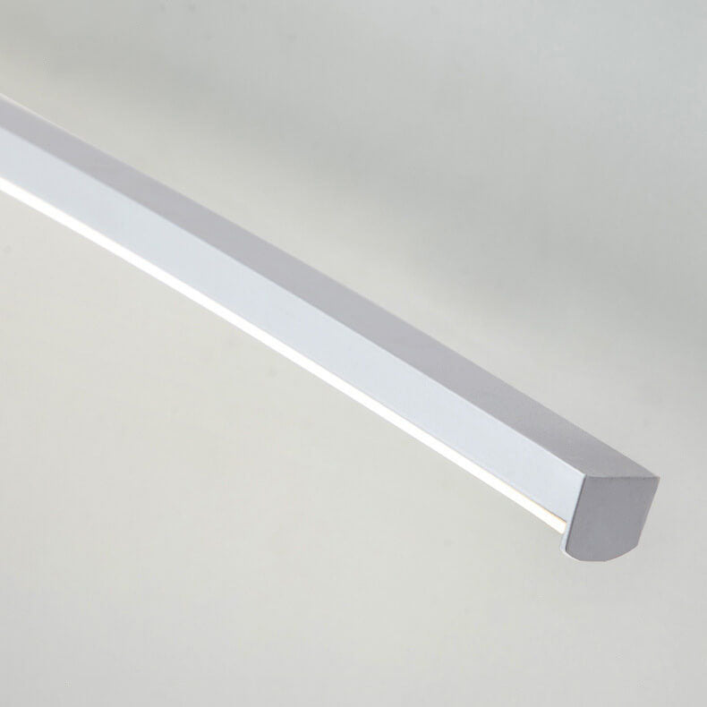 Modern Minimalist Curved Line LED Mirror Front Light Wall Sconce Lamp