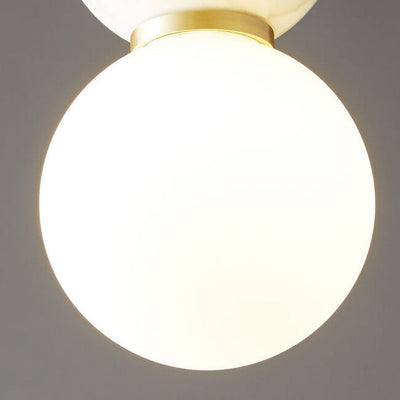 Modern Marble Round Ball 1-Light Pendant Light