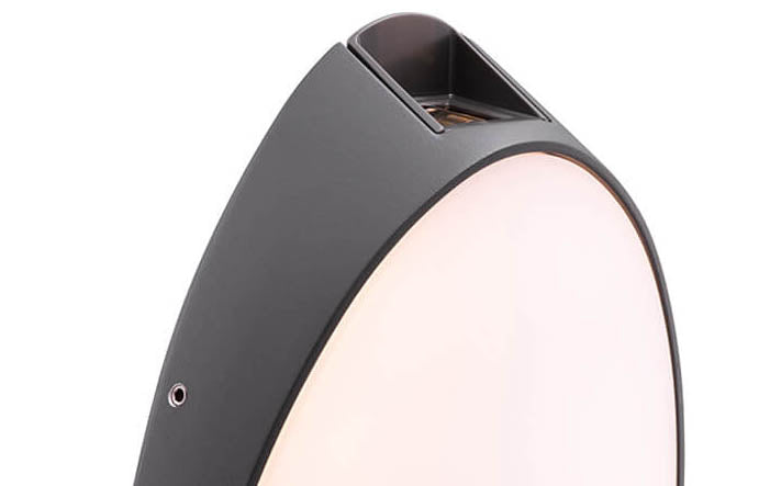 Applique murale LED étanche en triangle simple pour l&