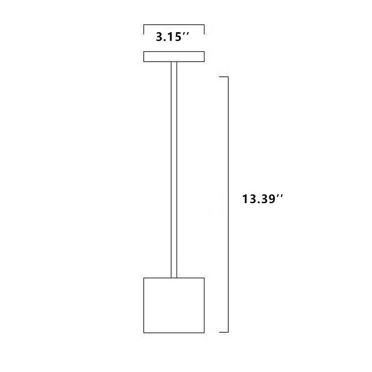 Modern Aluminum USB Rechargeable LED Decorative Table Lamp