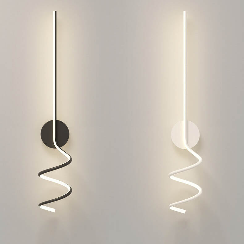 Minimalist Creative Arcs Lines 1-Light LED Wall Sconce Lamp