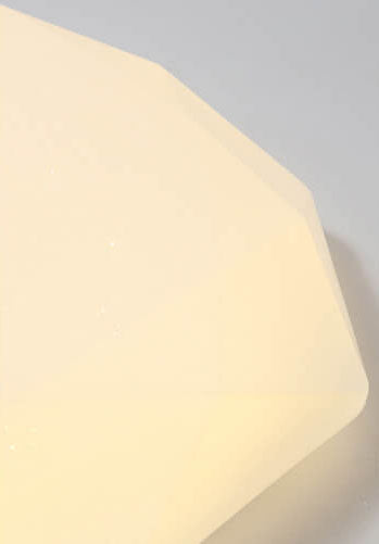 Nordic Solid Wood Acrylic Round 1-Light LED Flush Mount Ceiling Light