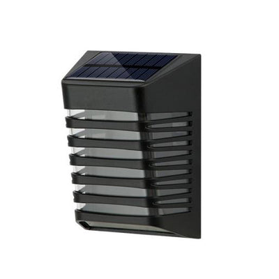 Lampe d'applique murale LED étanche extérieure trapézoïdale solaire 