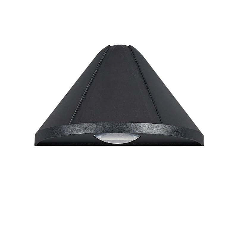 Simple Cone Outdoor Indoor Waterproof LED Door Plate Wall Sconce Lamp