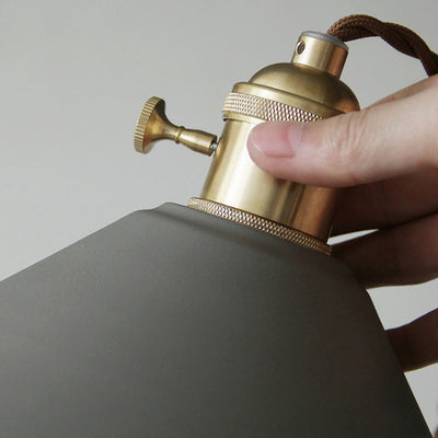 Nordic Macaron Iron Bell Shade 1-Light Pendant Light