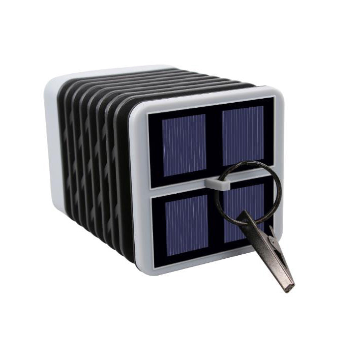 Solar Flame Torch Light Square LED Garden Lawn Decorative Hanging Light