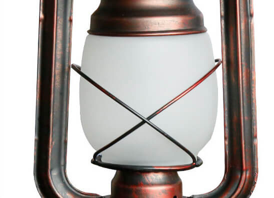 Vintage Antique Kerosene Lamp 1-Light Table Lamp