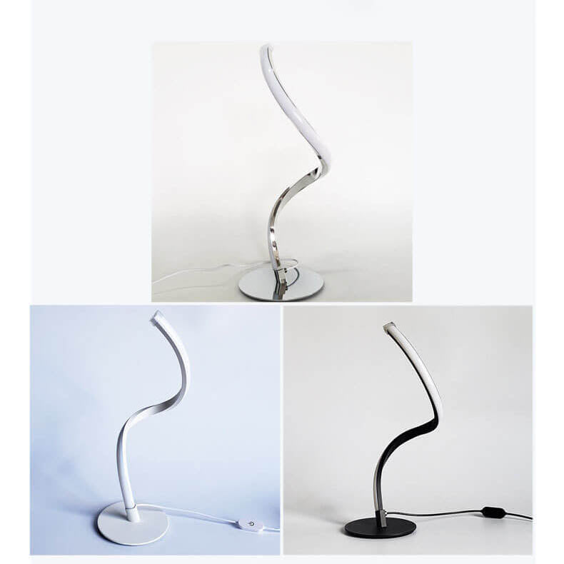 Minimalist Curve LED Touch Dimmable Table Lamp