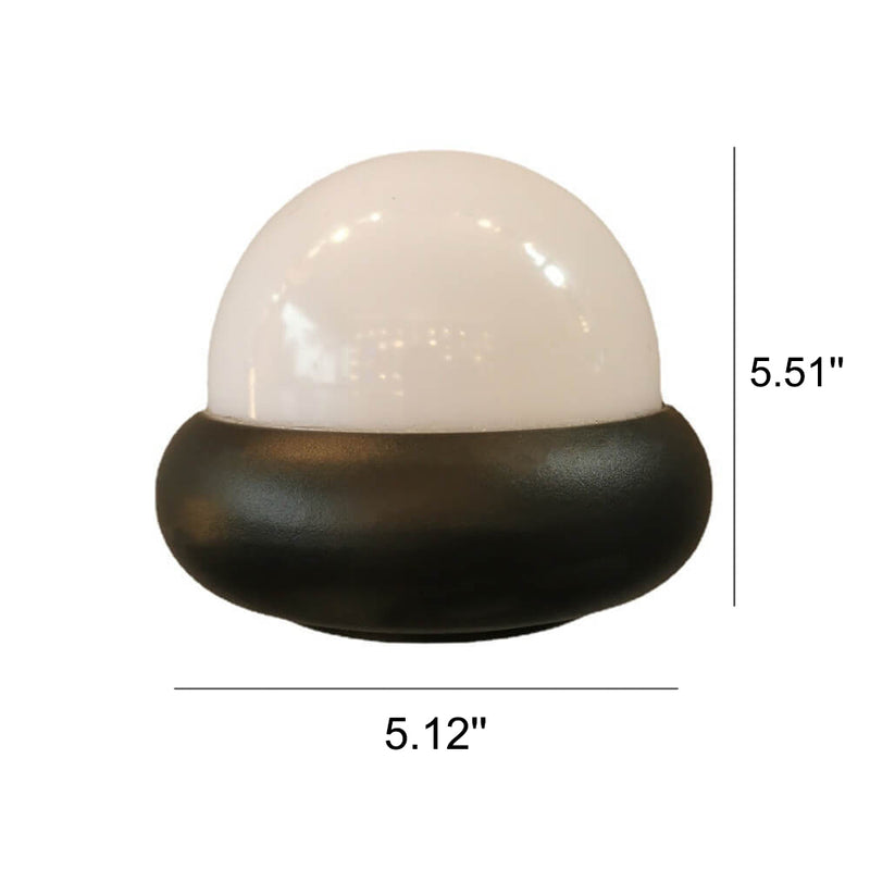 Simple Half Spherical LED Outdoor Waterproof Wall Sconce Lamp