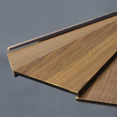 Nordic Wooden Splicing Flying Saucer 1-Licht Pendelleuchte 