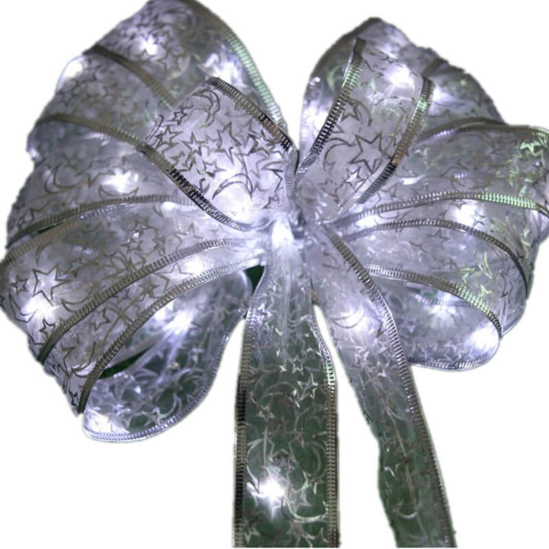 Weihnachtsbaum Dekoration Band Geschenk LED Lichterkette 