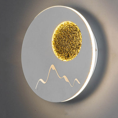 Nordic Round Planet Decorative 1-Light LED Wall Sconce Lamp