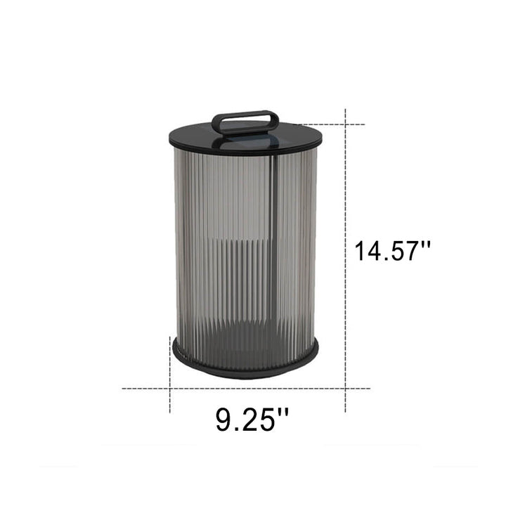 Lámpara de piso para jardín impermeable LED de columna de vidrio de acero inoxidable moderna 