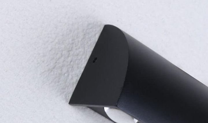 Luz de Pared Exterior Impermeable LED de 3 Luces de Aluminio Cilíndrico Moderno 