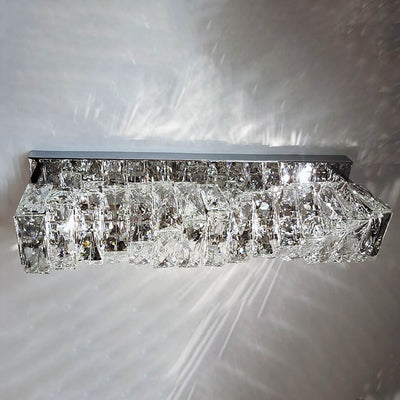 Moderne Luxus Kristallsäulen LED Wandleuchte 