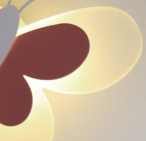مصباح حائط LED بأكريليك على شكل فراشة إبداعية بضوء واحد 