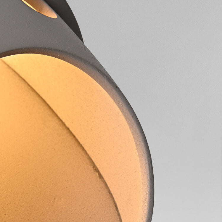 Kreative Harz-Emoji-Maske 1-Licht LED Wandleuchte 