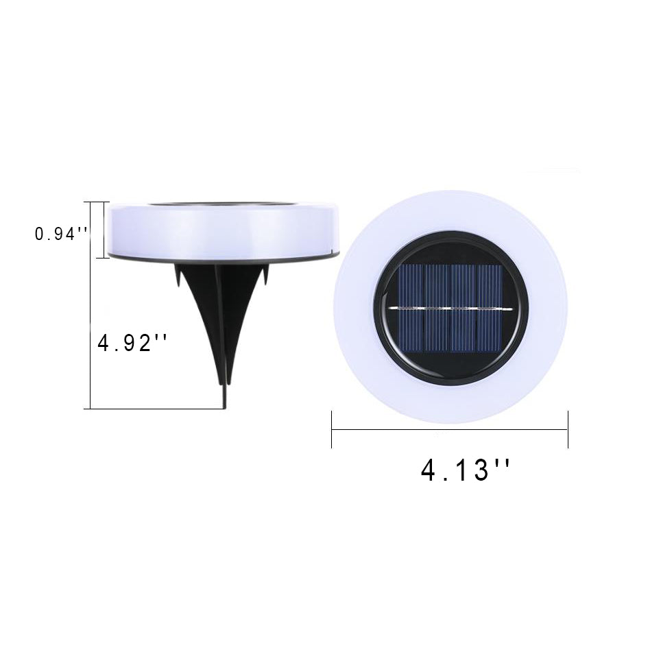 Luz enterrada de jardín de césped redonda LED solar para exteriores en forma de pata de oso 
