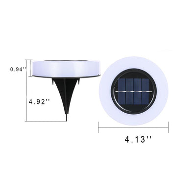 Outdoor Solar Bärentatze Runde LED Garten Rasen begraben Licht 