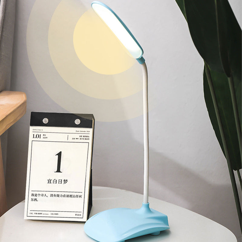 Lampe de bureau tactile LED rechargeable colorée et pliable créative 